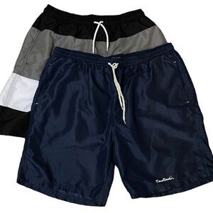 Bundle of 2 Pair of Men's Pierre Cardin Swim Trunks, Size XXL, 2XL